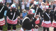 The Britannia Coco-Nut Dancers of Bacup are a uniquely dressed male folk- dance side who perform every Easter Saturday all around their town. They have blackened faces to conceal their...