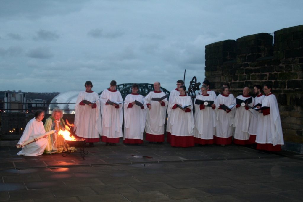 Newcastle Easter Vigil & Rooftop Singing