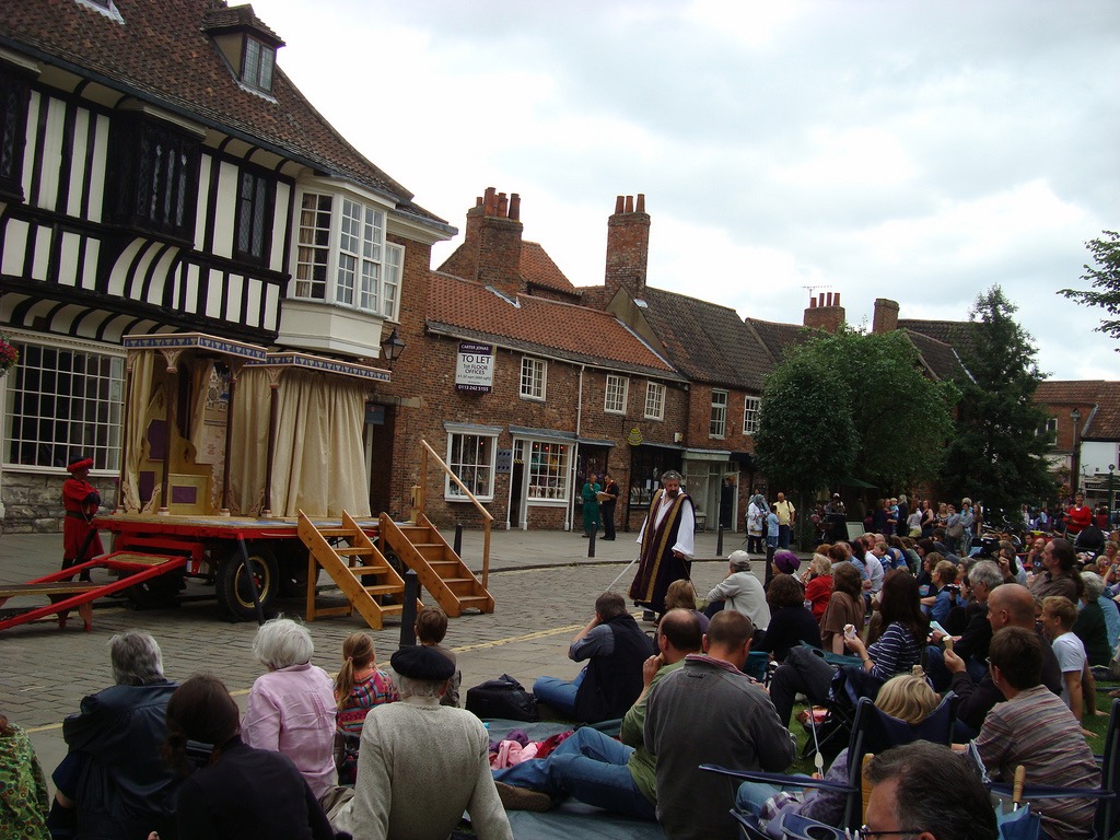 The York Mystery Plays Performance in the City